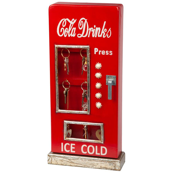 1950S RETRO COLA POP MACHINE KEY CABINET