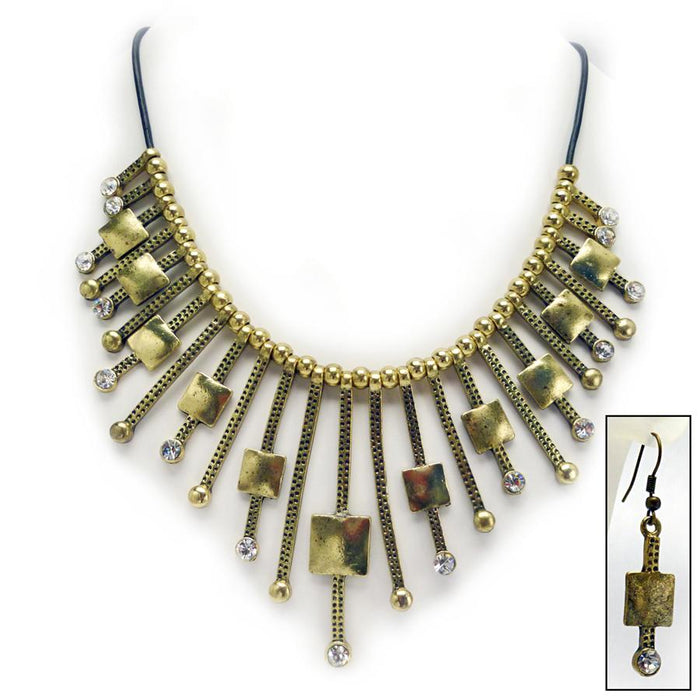 GLAMOUROUS GAL ART DECO JEWELRY SET