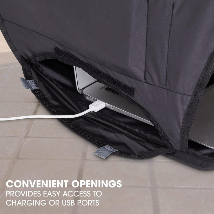 RitzGear Laptop Sun Shade, Portable Laptop Tent & Carry Case for 17” Computer, Tablet & Smartphone