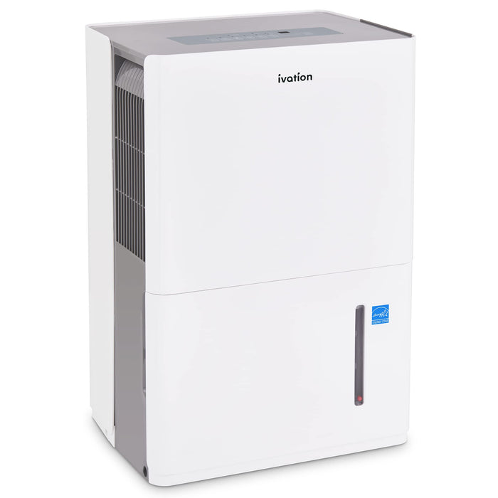 Ivation 4,500 Sq. Ft Energy Star Dehumidifier with Pump, Hose Connector, Humidity Control & More