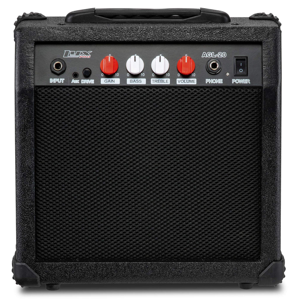 LyxPro Electric Guitar Amp - 20 Watt Guitar Amplifier with Built