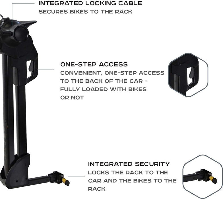 Saris Glide EX 4 Bike Hitch Rack With Effortless One-Handed Glide Operation