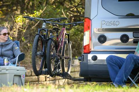 Saris SuperClamp HD 2 Bike Hitch Rack, RV Compatible Bike Transport System