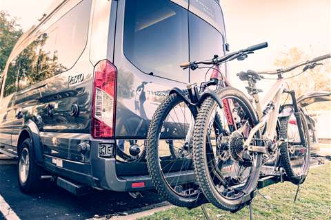 Saris SuperClamp HD 2 Bike Hitch Rack, RV Compatible Bike Transport System