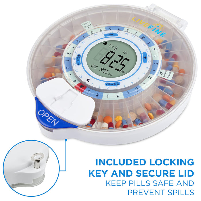 LiveFine Replacement Key for LVFNEPDC LVFNEPDF LVFWIFIPDC LVFWIFIPDF Live Fine Pill Dispensers