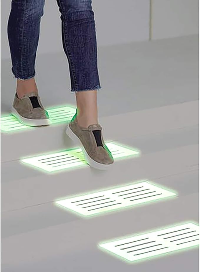 Skymall Glow-in-the-Dark Stair Treads Set of 4 — SkyMall