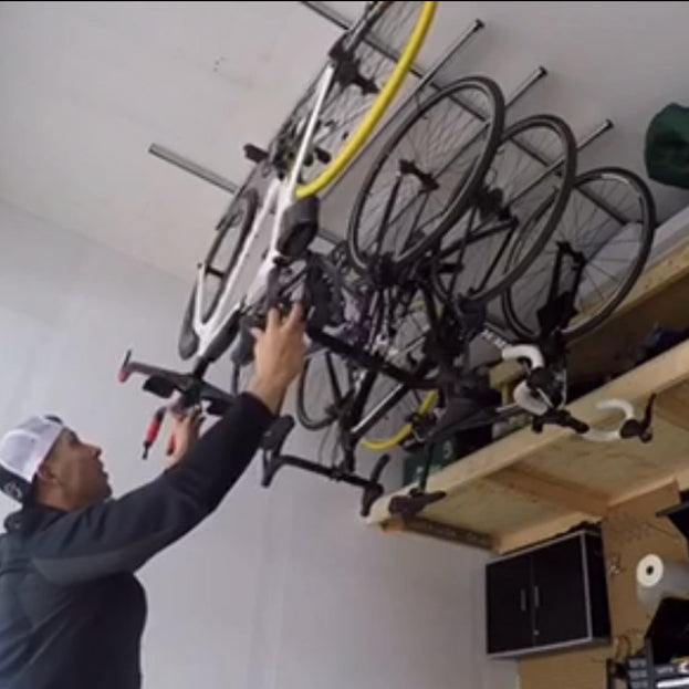 Saris Cycle Glide 4 Bike Storage Solution, Effortlessly Glide Your Bikes Out of The Way