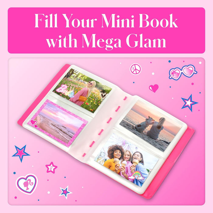 Barbie x Kodak 64-Photo 2”x3” Mini Photo Album with Transparent Window Cover