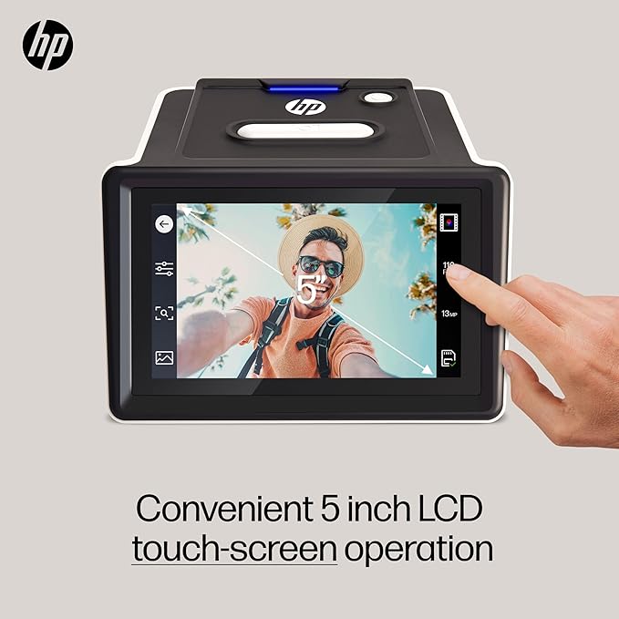 HP HPFS500: FilmScan 5" Touch Screen Film Scanner