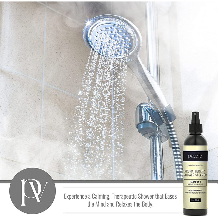 100% Natural Aromatherapy Shower Steamer Spray, Shower Steam Spray - 8 Fl.Oz.