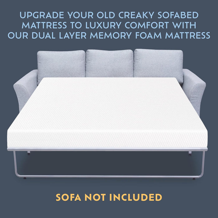Sofa Bed Mattress Replacement for Sleeper Sofa Mattress with Non-Slip Base