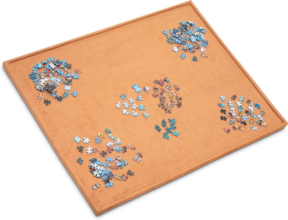 1,000-Pieces Puzzle Board, 22 x 30”, Portable Jigsaw Puzzle Table W/Non-Slip Felt Surface