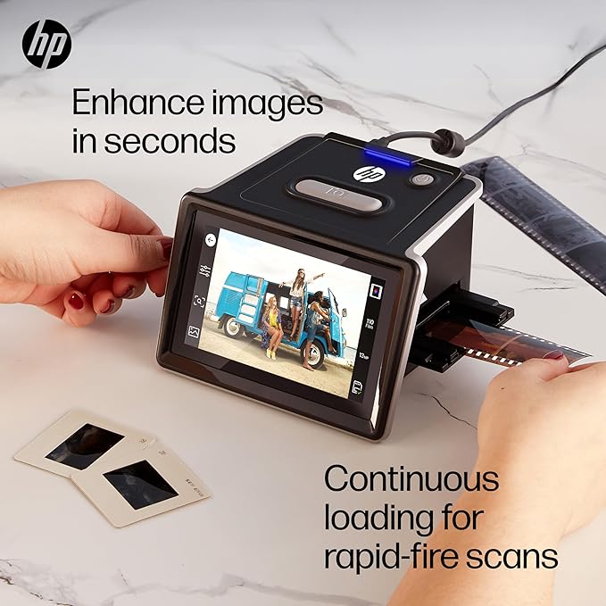 HP HPFS500: FilmScan 5" Touch Screen Film Scanner