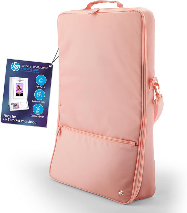 HP Premium Carrying Padded Storage Case w/Removable Shoulder Strap for Sprocket Photobooth (Pink)