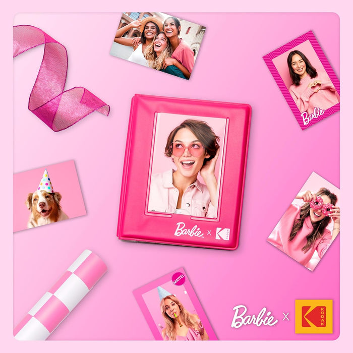 Barbie x Kodak 64-Photo 2”x3” Mini Photo Album with Transparent Window Cover