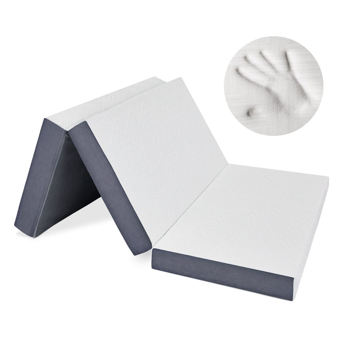 Heyward Premium 6” Trifold Mattress, Portable Memory Foam Folding Mattress