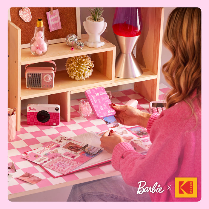 Barbie x Kodak Step Slim Wireless Instant Portable Photo Printer, 2x3" Full Color Instant Photo Printer