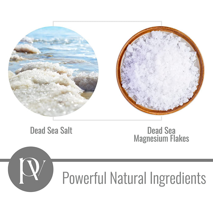 Pavelle 14oz Dead Sea Pregnancy Bath Soak, Natural Pregnancy Bath Salts for Women - Unscented