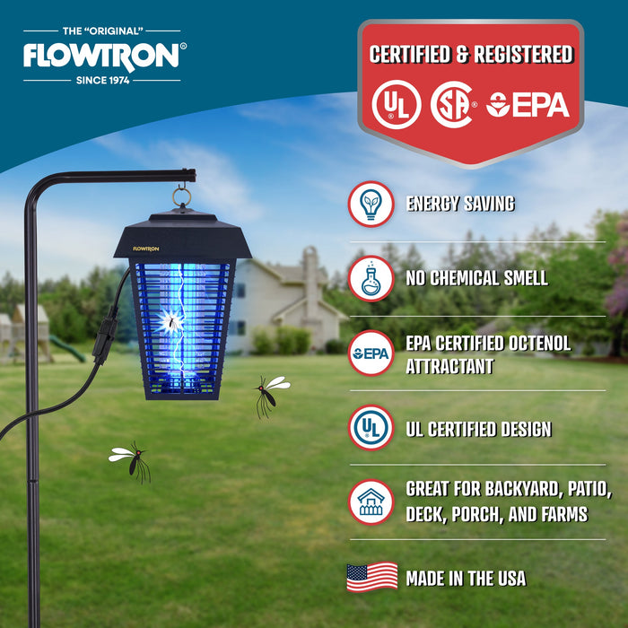 Flowtron 80W Outdoor Bug Zapper, 1.5 Acre coverage