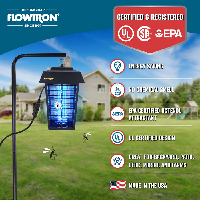 Flowtron 40W Outdoor Bug Zapper, 1 acre coverage