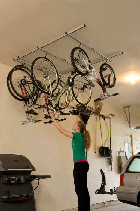 Saris Cycle Glide 4 Bike Storage Solution, Effortlessly Glide Your Bikes Out of The Way