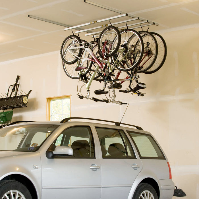 Saris Cycle Glide 4 Bike Storage Solution, Effortlessly Glide Your Bikes Out of The Way