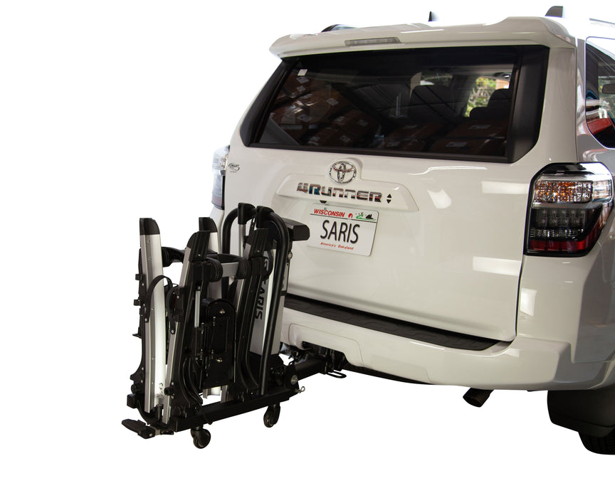 Saris Door County 2 Bike Motorized Hitch Rack, Electric Lift, Easy Tilt & Electric Rear Lights