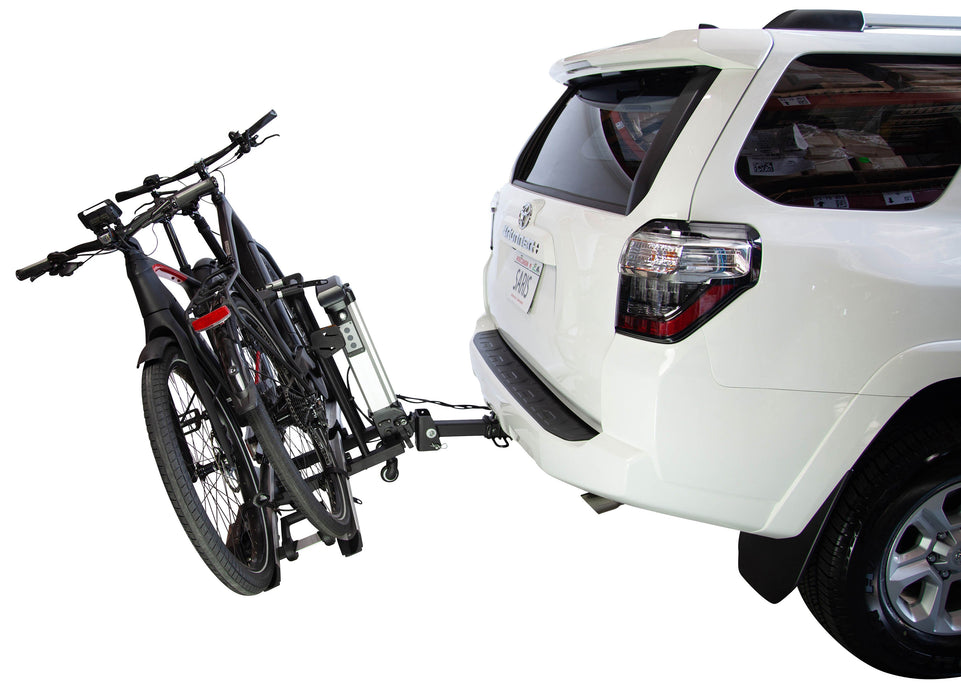 Saris Door County 2 Bike Motorized Hitch Rack, Electric Lift, Easy Tilt & Electric Rear Lights