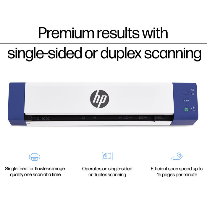 HP PS150: HP Wireless Portable Document Scanner for Double-Sided Scanning