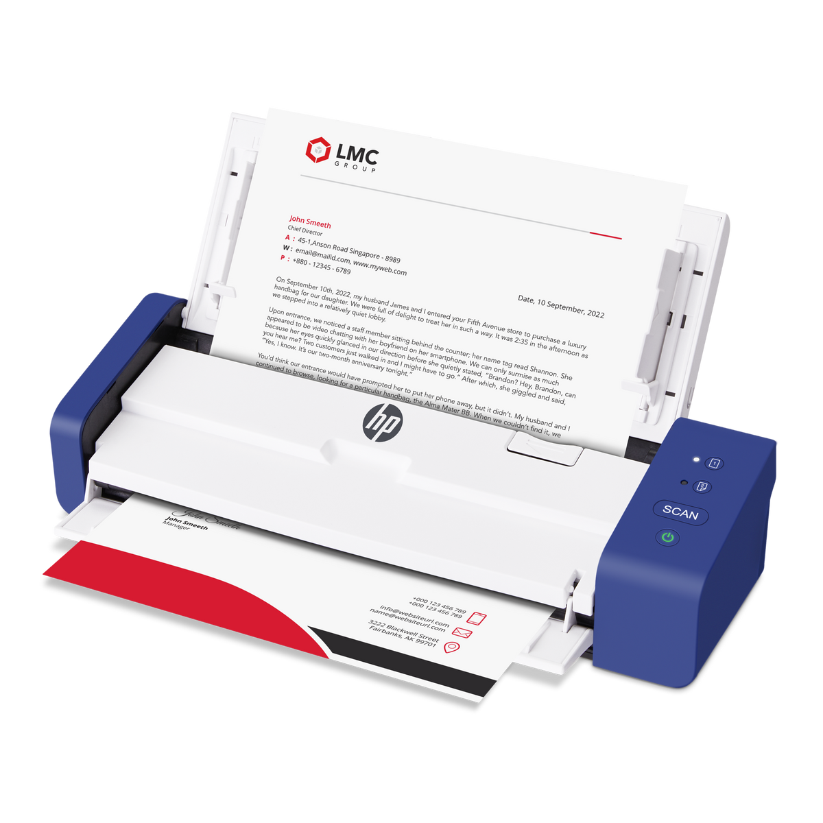 Compact Desktop Document Scanners by HP WorkSolutions — SkyMall