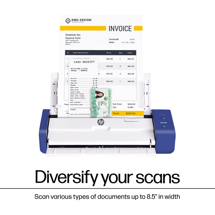 HP HPPS200: HP Compact Desktop Scanner for Double-Sided Scanning