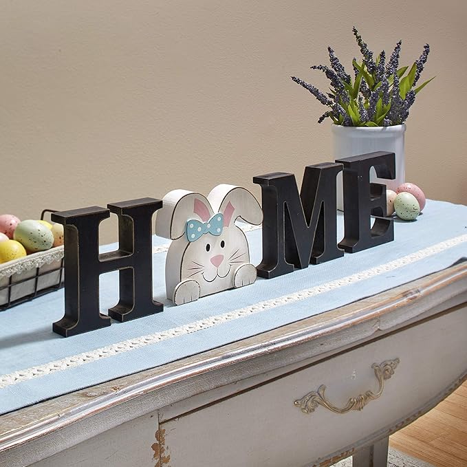 Decorative Tabletop Home Letter Sign with Seasonal Icons - 13 Pieces