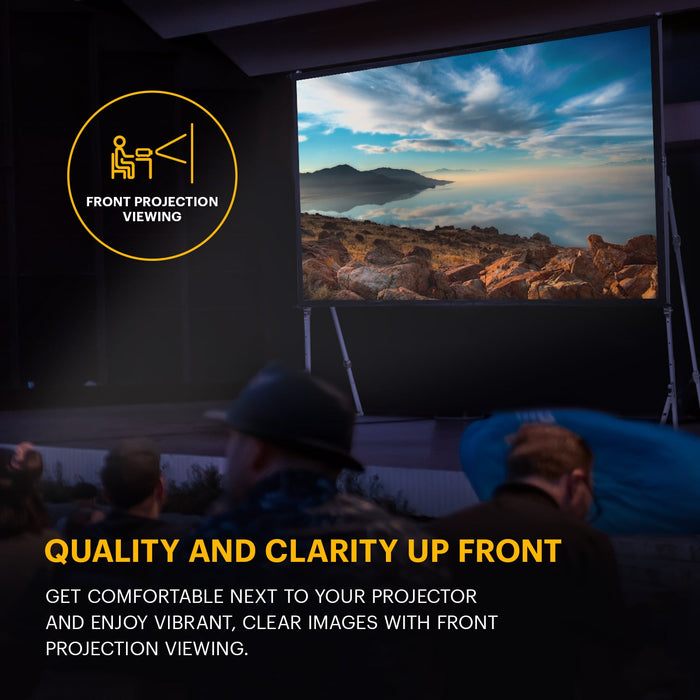 Kodak Portable Projector Screen with Foldable Legs