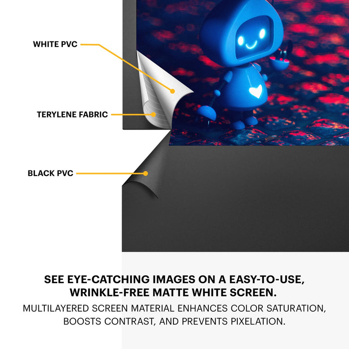 Kodak Instant Cinema 60" Pull Up Projector Screen