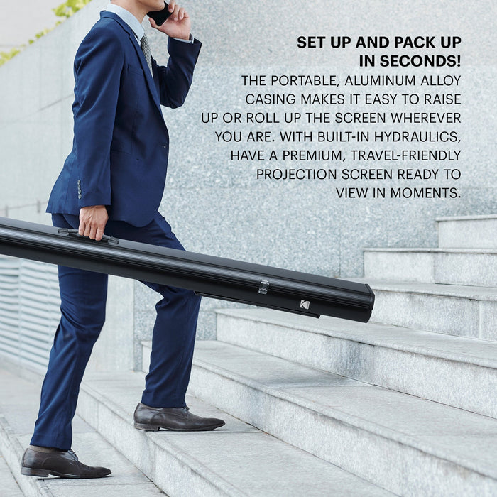 Kodak Instant Cinema 60" Pull Up Projector Screen