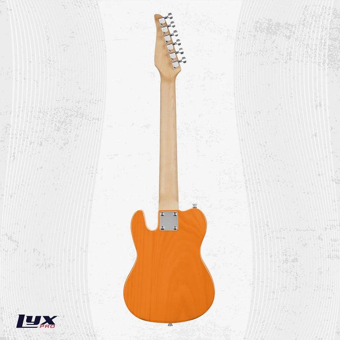 LyxPro 30” Electric Guitar TL Series, Solid Body Guitar W/3-Way Switch & Tone Controls - Mahogany