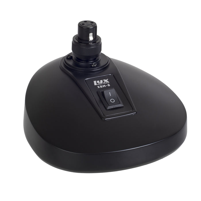 LyxPro Desktop Microphone Stand with Built-in XLR Socket for Podium & Gooseneck Microphones
