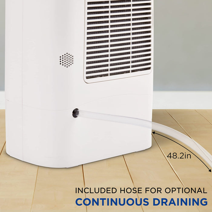 Ivation 19 Pint Smart Dehumidifier, Desiccant Dehumidifier with Drain Hose, Spaces Up to 410 Sq Ft
