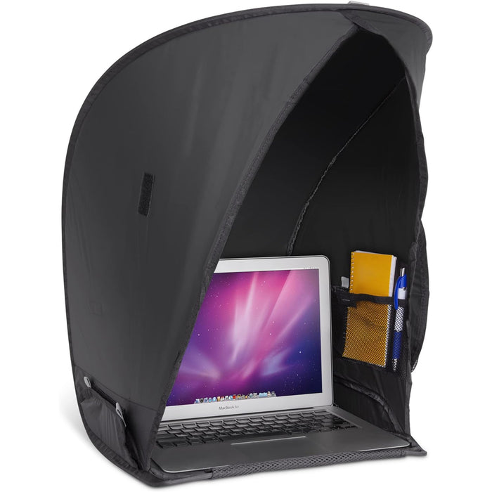 RitzGear Laptop Sun Shade, Portable Laptop Tent & Carry Case for 17” Computer, Tablet & Smartphone