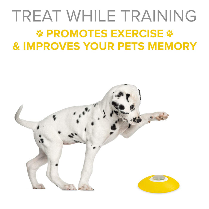 Arf Pets Dog Treat Dispenser with Button Dog Memory Training Toy Pro SkyMall