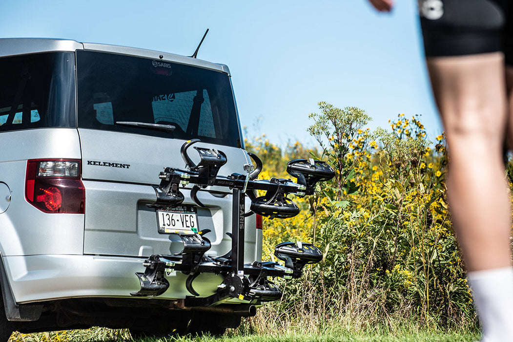 Saris SuperClamp EX Bike Hitch Rack, Bike Transport System — SkyMall