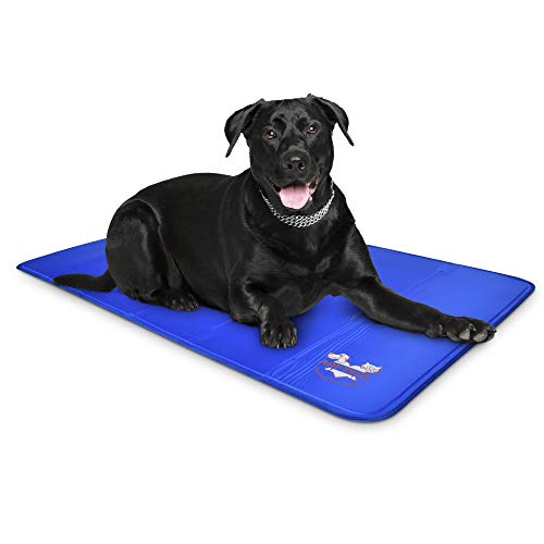 Pet Dog Self Cooling Mat Pad for Kennels, Crates and Beds - 35x55