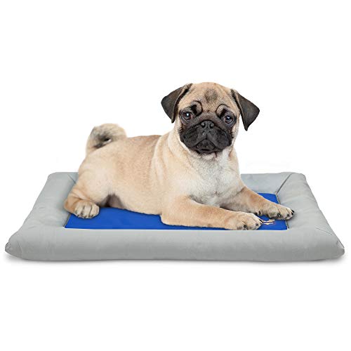 Dog Self Cooling Bed Pet Bed, Solid Gel Based Self Cooling Mat for Pets - Small
