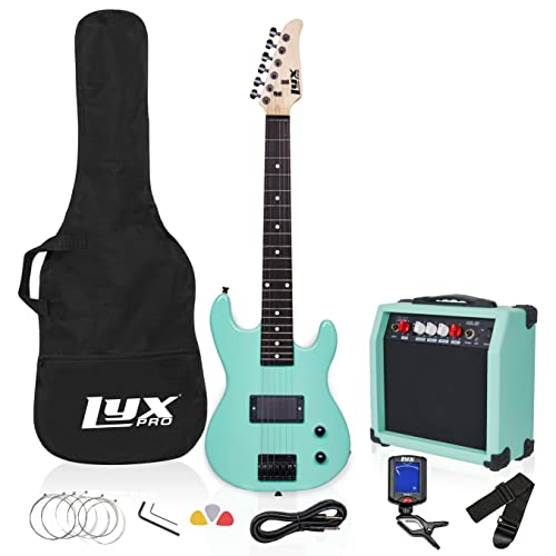 30” Electric Guitar & Electric Guitar Accessories With Amp for Kids, Green