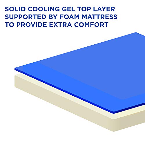 Dog Self Cooling Bed Pet Bed, Solid Gel Based Self Cooling Mat for Pets - Medium
