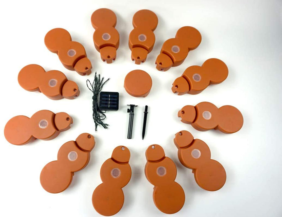 Decorative 12 Piece Solar Paving Discs