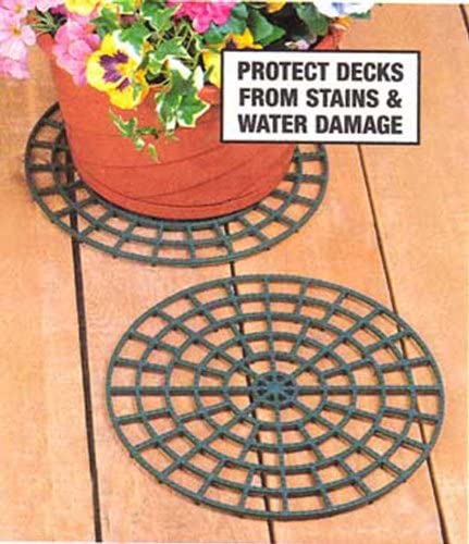 12" Diameter Floor/Patio/Deck/Carpet Protectors (Set of 2)