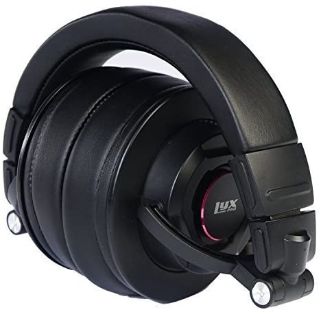 HAS-30 Closed Back Over-Ear Professional Recording Headphones for Studio Monitoring, DJ and Home Entertainment,Black
