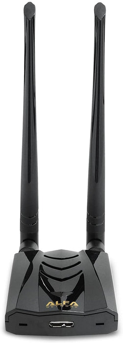 Long-Range Dual-Band AC1200 Wireless USB 3.0 Wi-Fi Adapter w/2x 5dBi External Antennas – 2.4GHz 300Mbps/5GHz 867Mbps – 802.11ac & A, B, G, N