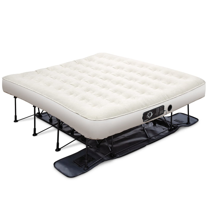 EZ-Bed King Size, Air Mattress with Built in Pump, Deflate Defender Technology Inflatable Mattress